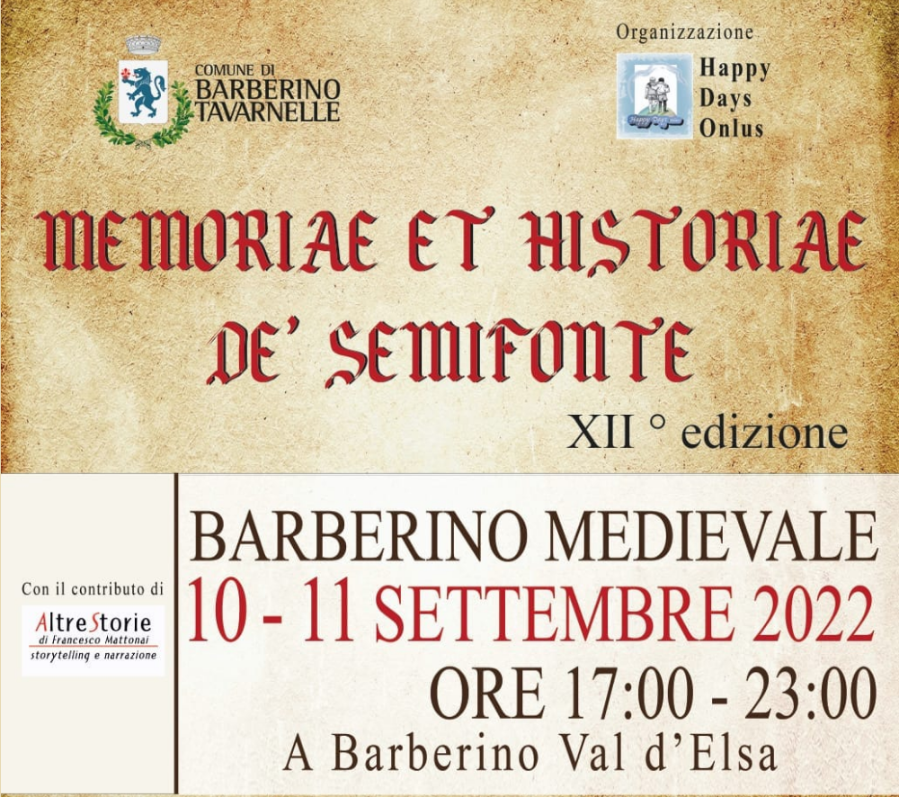 Festa Medievale di Barberino:  “Memoriae et Historiae de Semifonte”