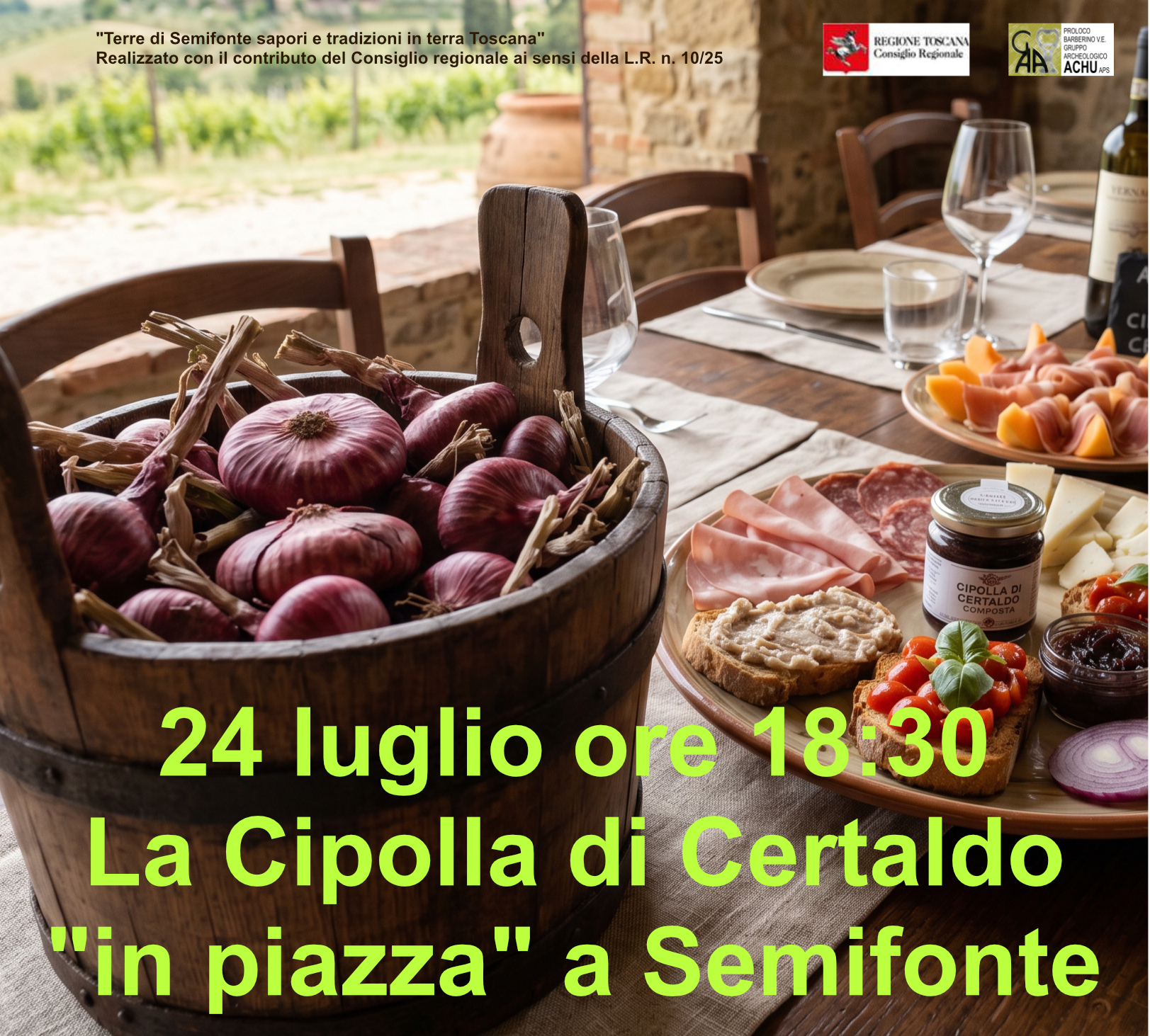 La Cipolla di Certaldo “in piazza” a Semifonte